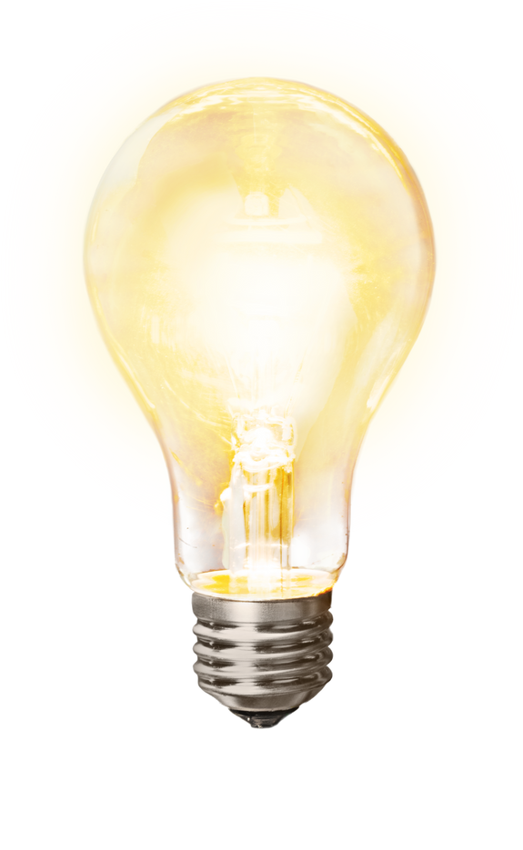 Standard Incandescent Bulb - Isolated